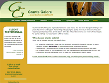 Tablet Screenshot of grantsgalore.net